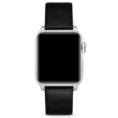 Apple Watch Leather Band - Silver Hardware 40/42mm