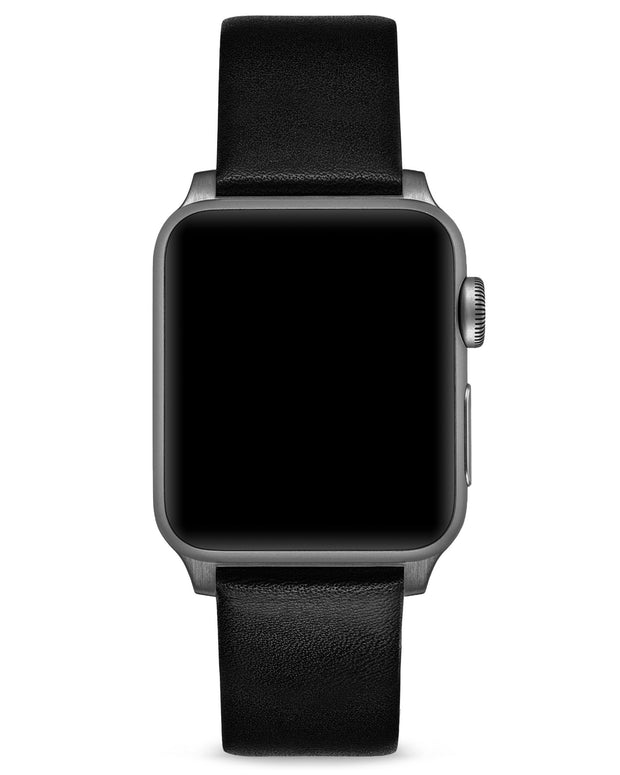 Apple Watch Leather Band - Graphite Hardware 46mm