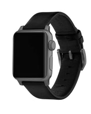 Apple Watch Leather Band - Graphite Hardware 46mm