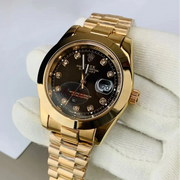 Revlor Rxw Chocolate Brown Dial – Luxury Rolex Watches for Men